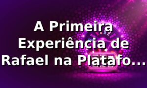 A Primeira Experiência de Rafael na Plataforma 65k 🎲